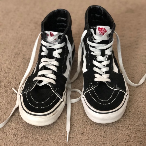 vans high top tennis shoes